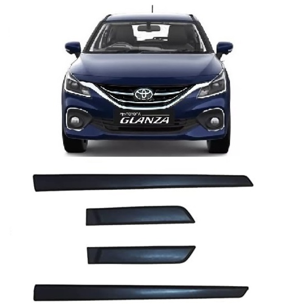 Side Door Beading Door Protector Accessories for Glanza Black